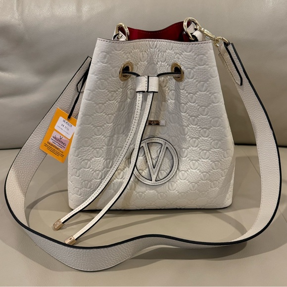 Valentino By Mario Valentino Handbags - Valentino By Mario Valentino Karl Medallion Crossbody Bag In Milk